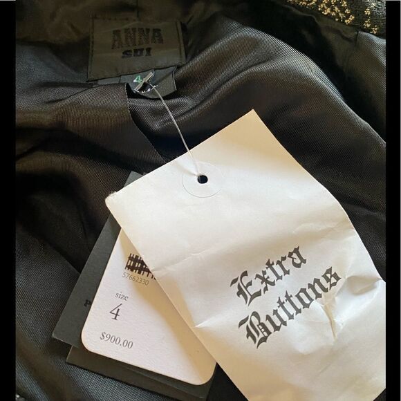 Free People Anna Sui Serpent’s Shimmer Coat - Picture 7 of 9